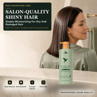 Shampooing Hydratant Anti-Frisottis pour Cheveux Secs, Naturel, Bio, Végan, OEM, Marque Privée, Vente en Gros, Usine