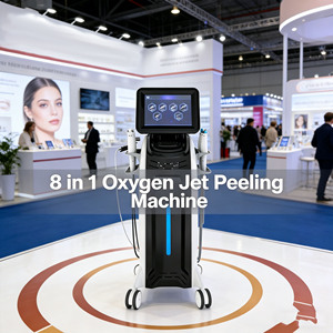 Appareil personnalisable pour éclaircir la peau et éliminer les points noirs avec support de formation gratuit, machine de beauté à jet d'eau et d'oxygène - Product Image 1