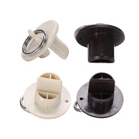 Accessoires pour stores enrouleurs : Embouts de bas de tringle de 20 mm avec anneaux en acier inoxydable