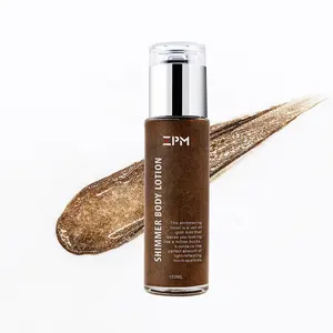 ZPM OEM/ODM Private Label 100% Organic Tanning Oil Bronzing Shimmering Body Lotion Brightening Shimmer Body Lotion
