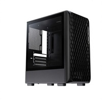 Casing PC TDRY100 Hitam M-ATX ITX Kaca Temper Gaming