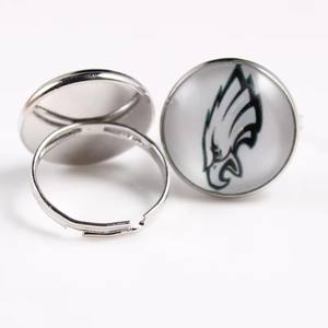 Philadelphia Eagles, спортивные команды, Ювелирное кольцо, ковбои, пираты, шилеры, и другие браслеты из драгоценных камней с 32 логотипом - Product Image 1