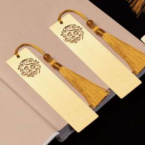 Marque-pages métalliques rectangulaires à clips – Vente chaude - Product Image 3