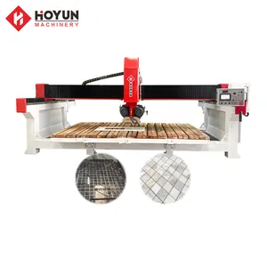 Hoyun גשר מסור סוג cnc מכונת חיתוך אבן שיש גרניט קוורץ השיש במטבח