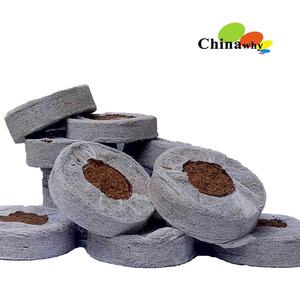 Disco Redondo de Fibra de Coco para Cultivo Hidropónico, 30mm 40mm 50mm 60mm 80mm 100mm - Product Image 2