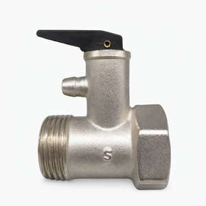 Válvula de seguridad de hierro fundido con rosca macho para liberación de presión en calentadores de agua solares - Product Image 1