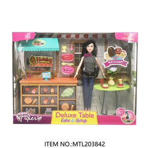 Muñeca de belleza de <span class=keywords><strong>princesa</strong></span> para niñas, juguete de chef de panadería y cocina, accesorios de juguete con horno, juego de carreras de muñecas a <span class=keywords><strong>la</strong></span> moda - Product Image 6