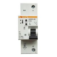 ASCB1-63-C32 communication actuelle de GSM WiFi de protection de fuite de disjoncteur intelligent de 2P avec l'appli