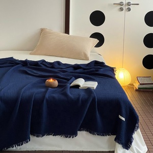 Mantas de Gasa para Adultos de Alta Calidad, <span class=keywords><strong>4</strong></span> Capas, Ligeras, Tamaño King, Color Liso Personalizado, Mantas Grandes de Muselina de Algodón - Product Image 4