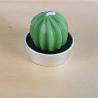 Ensemble de bougies succulentes, modélisation 3D réaliste, cire de paraffine, décoration d'intérieur, fleur de cactus pour table