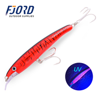 FJORD Nouvelle Leurre Artificielle Minnow OEM à Profondeur Élevée 160mm 33g pour Pêche en Mer à Longue Portée