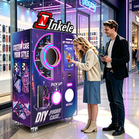 Machine de vente automatique populaire pour l'impression de coques de téléphone portable, imprimante UV personnalisée pour coques de téléphone avec certification CE
