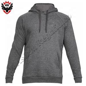 เสื้อฮู้ดถักแบบโอเวอร์ไซส์สีดำล้วนสำหรับนักเพาะกายสำหรับฤดูหนาว - Product Image 3