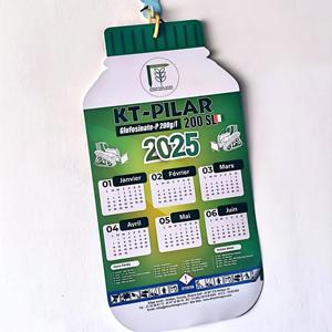 <span class=keywords><strong>Calendrier</strong></span> mural personnalisé 2027 sur 12 mois, thème agricole (engrais pour cultures), cadeau promotionnel d'entreprise - Product Image 5