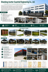 Cadres de clôture de jardin en alliage d'aluminium 6063 T5 personnalisables, abordables et durables, avec grilles horizontales de style élégant pour la protection de l'intimité - Product Image 5