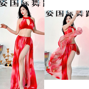 Short de sécurité jupe longue pleine longueur pour femmes Costumes d'entraînement de performance de danse <span class=keywords><strong>orientale</strong></span> adultes vêtements de danse en gros - Product Image 4