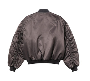 Giacca Bomber Personalizzata da <span class=keywords><strong>Uomo</strong></span>, Streetwear in Raso Oversize, Imbottita, Corta, con Zip, Impermeabile, Taglie Grandi, Casual e Trapuntata - Product Image 2