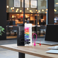 Attaches-câbles magnétiques en silicone ultra-résistants, organisateurs réutilisables pour écouteurs, cordons, gestion des câbles USB, sangles de maintien, logo personnalisé