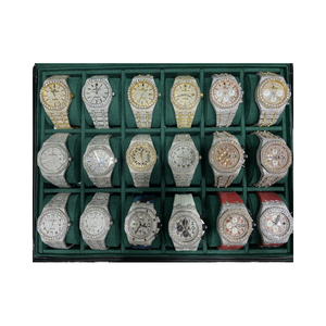 Hip Hop Người Đàn Ông Của Thời Trang Thủ Công Thiết Lập Tùy Chỉnh Đồng Hồ Đeo Tay Vvs Moissanite Đồng Hồ Kim Cương Đồ Trang Sức Tốt Cơ Khí - Product Image 1