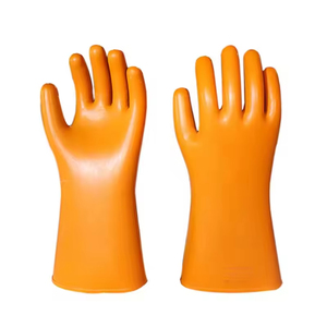 Guantes de seguridad para electricistas de clase 00 de alto voltaje Guantes protectores aislantes de caucho natural - Product Image 1