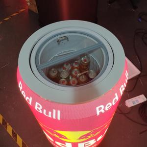 Convenient Movable High Brightness IP65 Commercial Refrigerator Can LED Advertising <strong>Screen</strong> <strong>APP</strong> <strong>Control</strong> for Self-Service Business - Product Image 3