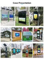 Al aire libre cartel todo el tiempo de publicidad lcd vertical material de señalización precio