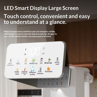 Distributeur d'eau chaude instantanée 3L de bureau, ébullition rapide en 3 secondes, contrôle de 5 températures, affichage LED, protection contre l'ébullition à sec pour la maison et le bureau