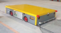 Nouveau chariot de transfert électrique à rail (RGV) économique, personnalisable et robuste, avec télécommande sans fil et détection d'obstacles par ultrasons
