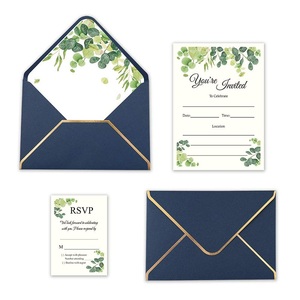 Ourwarm — carte d'invitation de mariage, cartes de remerciement en papier avec enveloppes, nouvelle collection vente en gros - Product Image 3