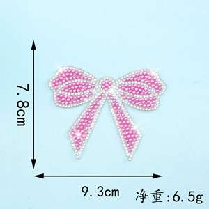 Nouvelle applique thermocollante brillante et colorée en strass pour la décoration de vêtements et de sacs - Product Image 6