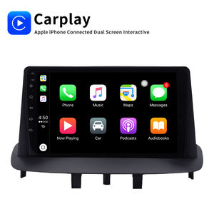 Autoradio Android 10 pour <span class=keywords><strong>Renault</strong></span> <span class=keywords><strong>Megane</strong></span> <span class=keywords><strong>3</strong></span> Fluence 2008-2014 Navigation GPS vidéo voiture - Product Image 2