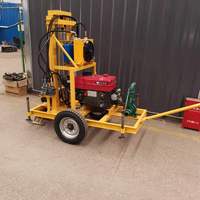 Machine de forage de puits d'eau portative à la main 50m 100m perceuse de puits simple