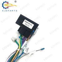Adaptateur 16 broches 42 broches pour autoradio Android avec décodeur CAN Bus, câble USB et câble vidéo RCA pour caméra de recul pour Peugeot 307