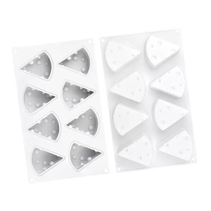 8 trous Fromage Silicone Mousse Moule Crème Glacée Gâteau Moule Chocolat DIY Moule - Product Image 4