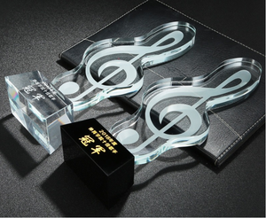 Benutzer definierte Logo Music Trophy Geschenk box Religiöses Europa Painted Metal Trophy black Award Trophäe und Medaillen Black Gold Business Gift - Product Image 3