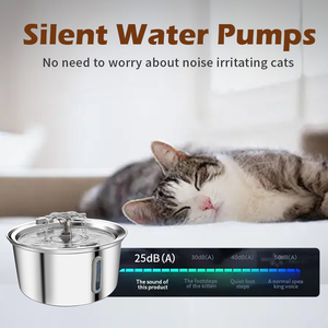 Công suất cao thông minh Pet đài phun nước trọng lực lọc xách tay Pet nước Dispenser tự động uống cho mèo - Product Image 4