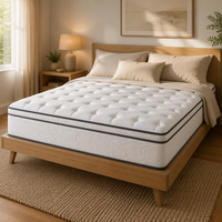 Matelas hybride à ressorts ensachés, matelas de taille personnalisable