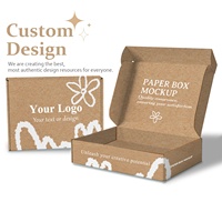 Vente en gros de boîte en carton ondulé pliable en kraft brun d'expédition de taille personnalisée de certification environnementale OEM