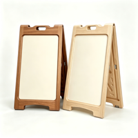Panneau publicitaire portable personnalisé en aluminium et ABS de 25 mm, double face, avec poignée, résistant aux UV et imperméable