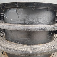 Couvercle de regard rond anti-compactage pour travaux publics