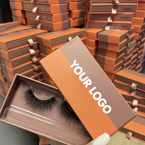 Tierversuchsfreie Eigenmarken-Nerzwimpern, Natürlich, 100% Sibirische Nerzstreifen-Wimpern - Product Image 2