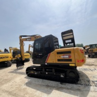 Excavatrices sur chenilles hydrauliques d'occasion Sany SY135C avec moteur Isuzu à vendre
