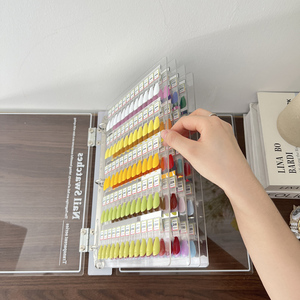 2025 từ Nail Gel cuốn sách 120/180/240 Màu sắc Nail Salon màu sắc đặc biệt tấm hiển thị cuốn sách Nail Màu biểu đồ cuốn sách - Product Image 6