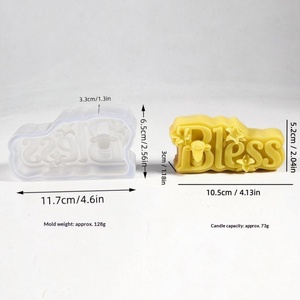 Nueva Serie de Ovejas: Adornos en Relieve Coloridos con Letras DIY para Uso Comercial, Decoración para Moldes de Pastel - Product Image 4