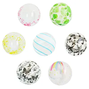 Party Decoration Clear Bubble Bobo Balloons Transparent Rainbow Butterfly Musical Note Toy Gift Ballons