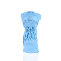 Housse de tête de club de golf personnalisée en toile PU/nylon avec logo couleur, fermeture magnétique, légère, durable, protection solaire, broderie, ODM/OEM