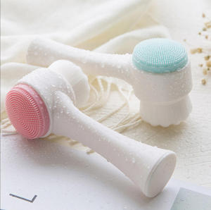 <span class=keywords><strong>Brosse</strong></span> <span class=keywords><strong>nettoyante</strong></span> manuelle pour le <span class=keywords><strong>visage</strong></span> rose, <span class=keywords><strong>brosse</strong></span> <span class=keywords><strong>nettoyante</strong></span> faciale en <span class=keywords><strong>silicone</strong></span> double face pour une exfoliation profonde des pores - Product Image 5