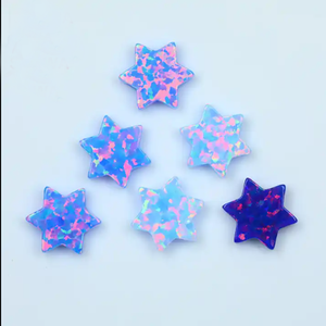 Hexagram <span class=keywords><strong>Star</strong></span> Lab ha creato opale opale sintetico <span class=keywords><strong>David</strong></span> <span class=keywords><strong>Star</strong></span> per la creazione di gioielli - Product Image 1