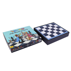 Tùy chỉnh in nắp và cơ sở trẻ em Hội Đồng Quản trị trò chơi chơi cờ vua đồ chơi đóng gói các tông hộp giấy bao bì hộp với nắp - Product Image 3