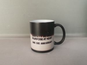 11 עוז קרמיקה צבע שינוי ספל קפה סובלימציה קמת קסם ספל קרמיקה הדפסה פורצלן 400 מ "ל למשקאות חמים - Product Image 2